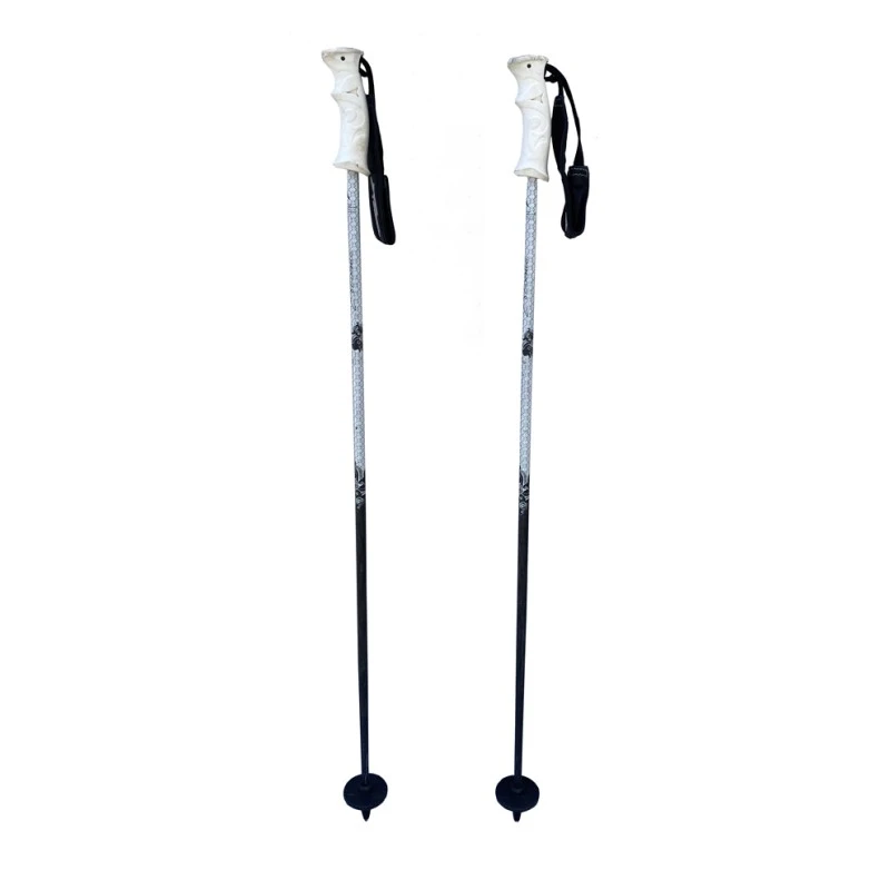 Bâtons De Ski Atomic Black & White 3 Bâtons De Ski Atomic Black & White