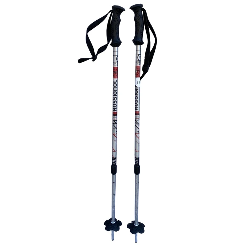 Bâtons De Ski Téléscopiques Junior Rossignol SR Rouge 4 Bâtons De Ski Téléscopiques Junior Rossignol SR Rouge – Image 2
