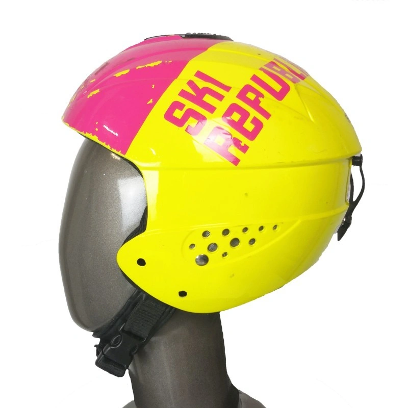 Casque De Ski D'Occasion Ski Republic Jaune / Rose 3 Casque De Ski D'Occasion Ski Republic Jaune / Rose