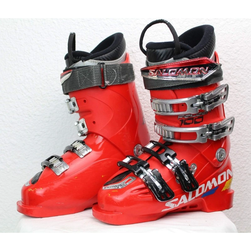 Chaussures De Ski Salomon Falcon 100 Rouge 3 Chaussures De Ski Salomon Falcon 100 Rouge