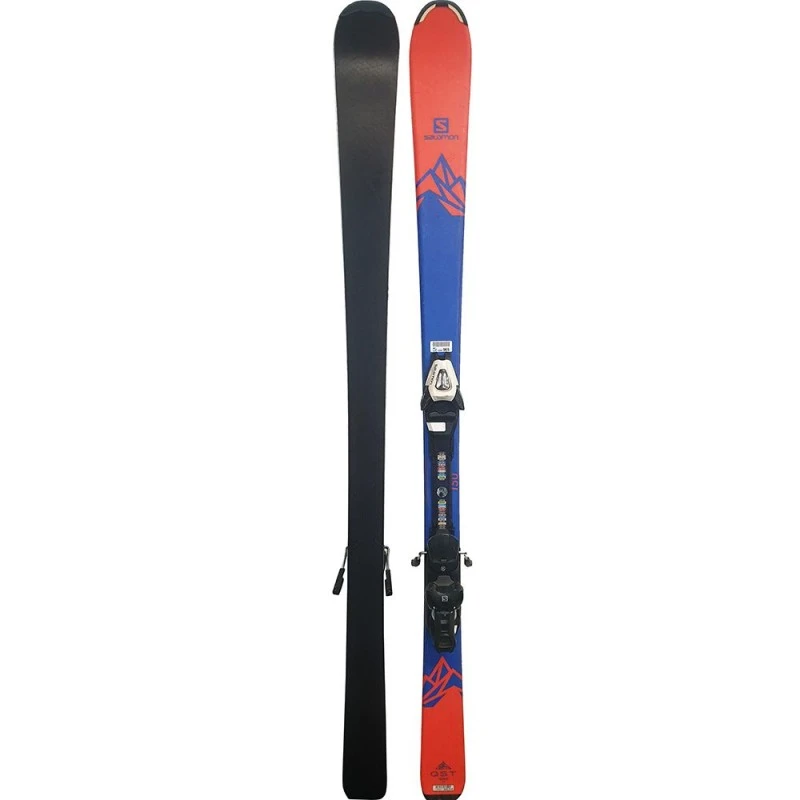 Pack Ski Salomon Qst Max Junior Blue / Orange + Fixations Atomic 4 Pack Ski Salomon Qst Max Junior Blue / Orange + Fixations Atomic – Image 2