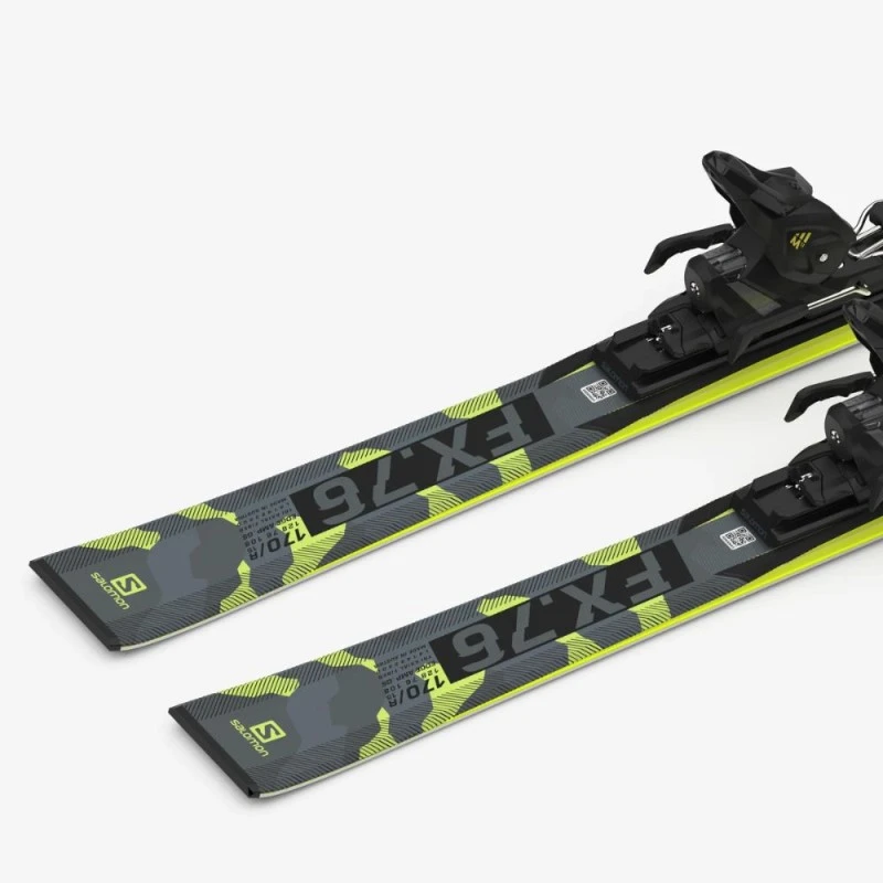 Pack Ski Salomon S/Force Fx.76 Lime + Fixations Ez12 Lime 7 Pack Ski Salomon S/Force Fx.76 Lime + Fixations Ez12 Lime – Image 5